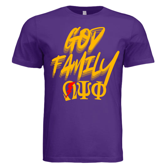 Solid Team Purple Triblend - 3413C - FRONT