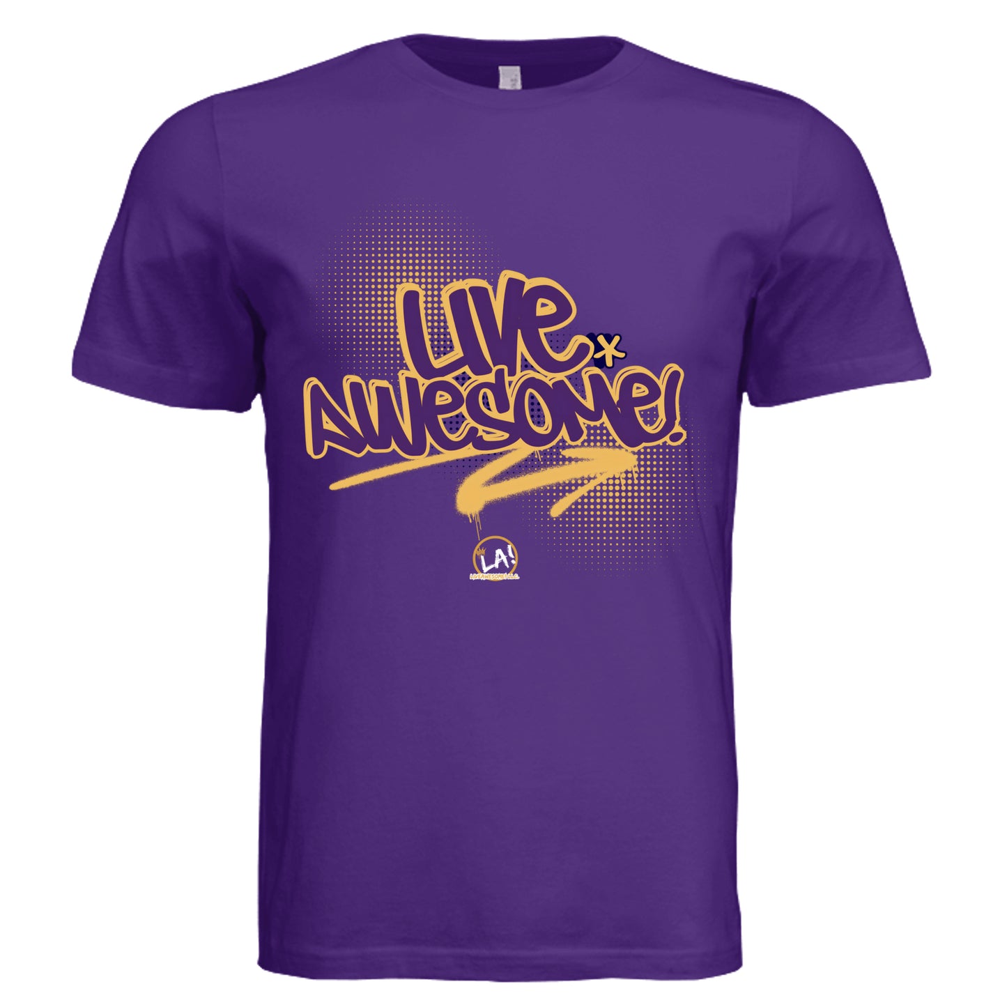 Solid Team Purple Triblend - 3413C - FRONT